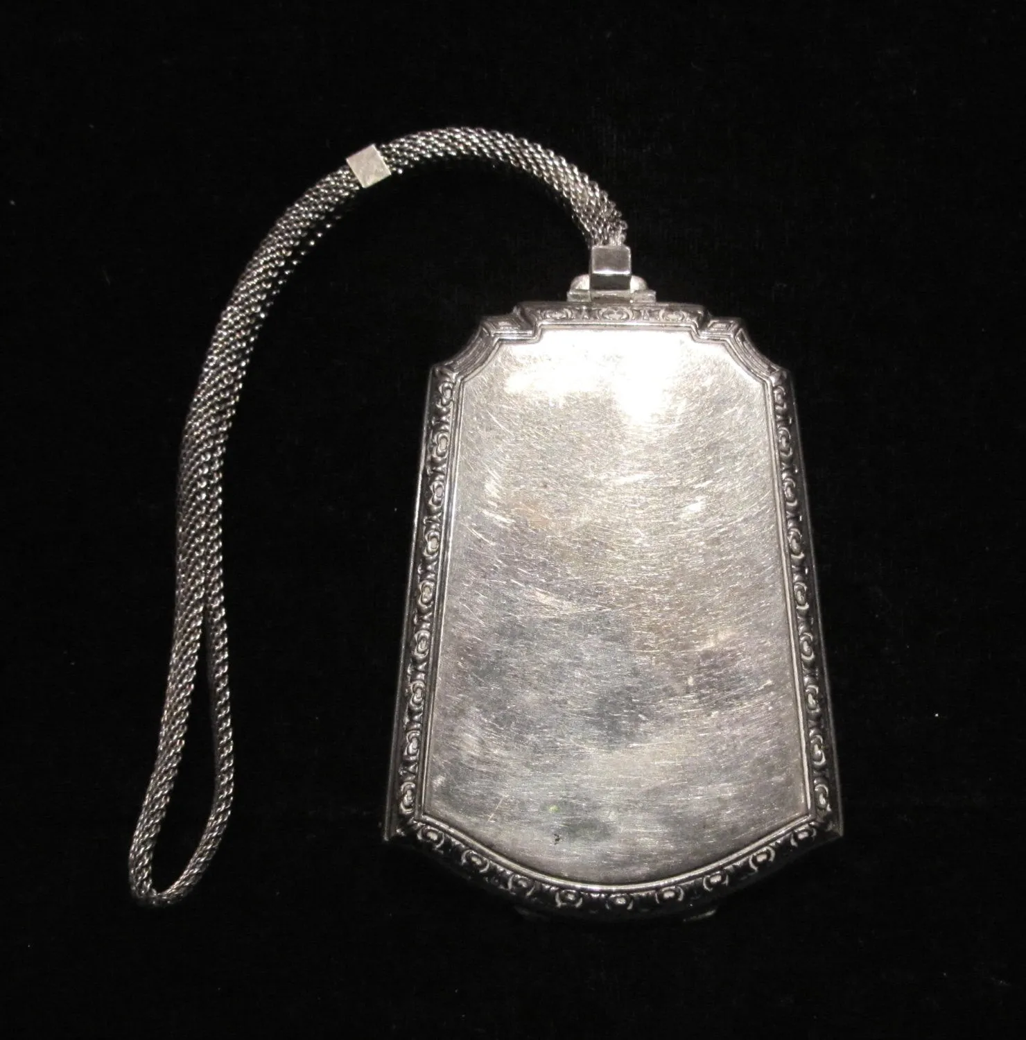 1900's Sterling Silver Compact Purse Vintage Powder Compact Change Or Coin Purse