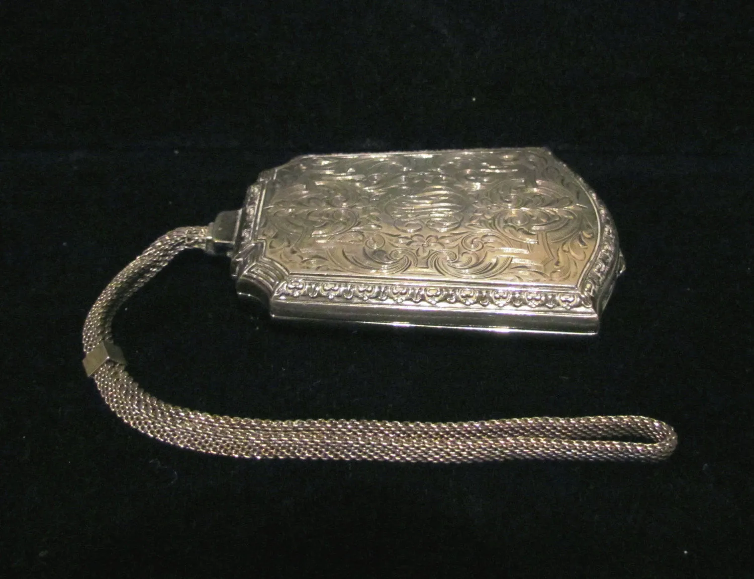 1900's Sterling Silver Compact Purse Vintage Powder Compact Change Or Coin Purse