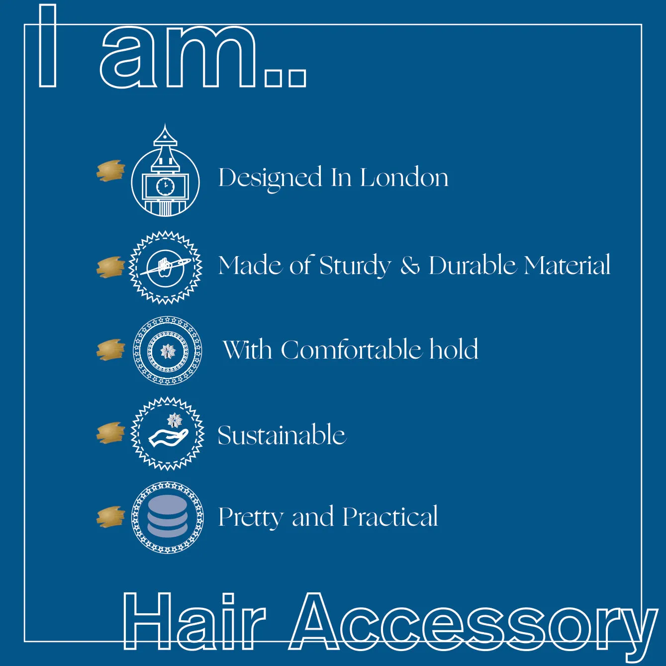 Accessorize London Women's Multimarbled Resin Hair Comb
