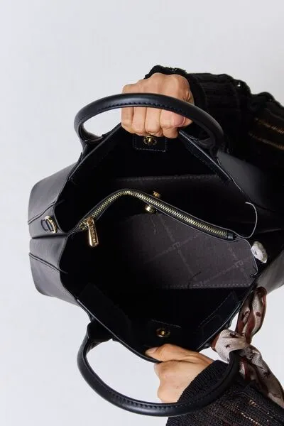 Blue Zone Planet |  David Jones PU Leather Handbag