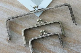 Bronze Purse Frame Kiss Lock Bag Frame Glue In Style Pick Size