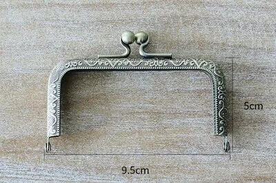 Bronze Purse Frame Kiss Lock Bag Frame Glue In Style Pick Size