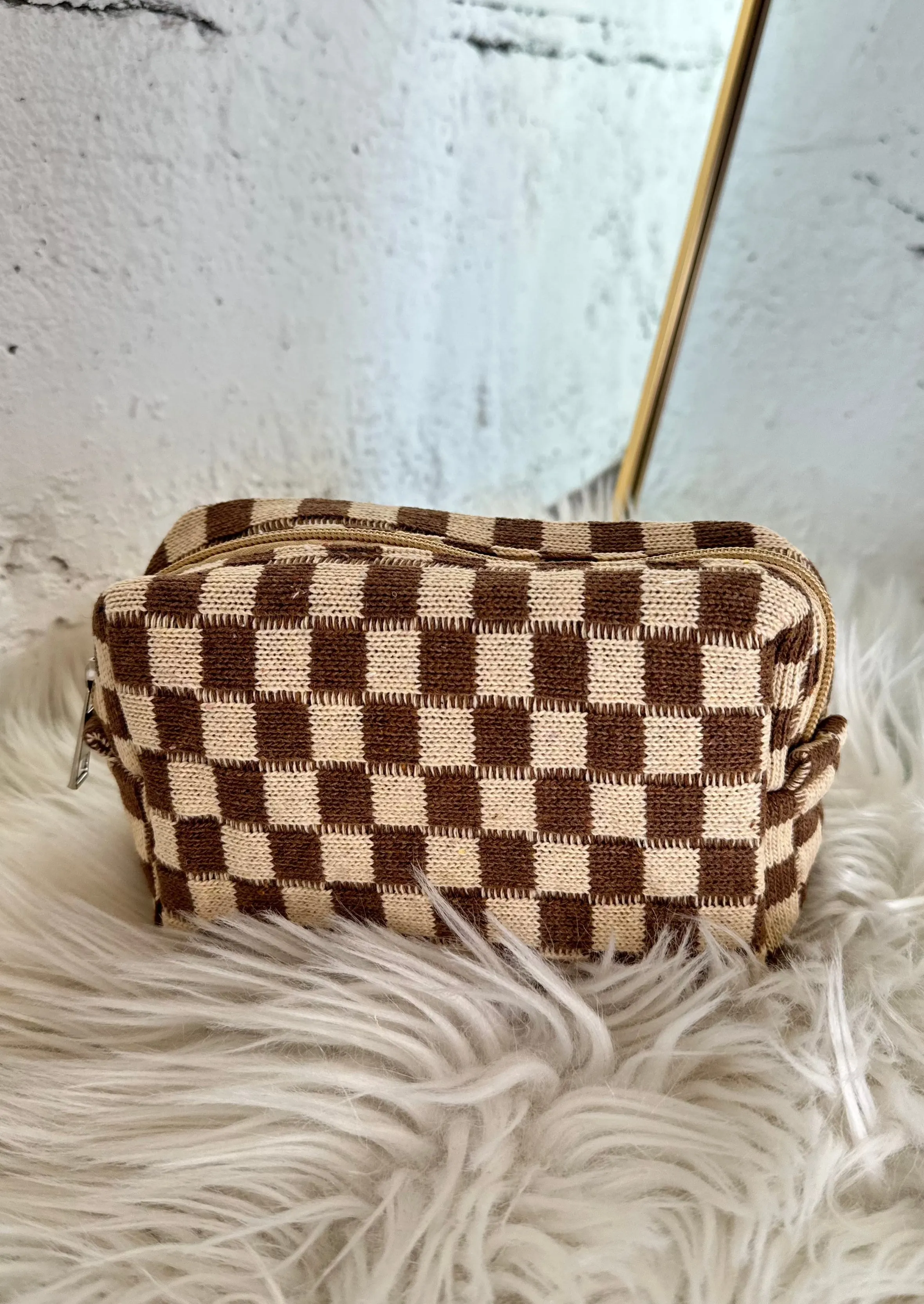 Check Yourself Cosmetic Bag
