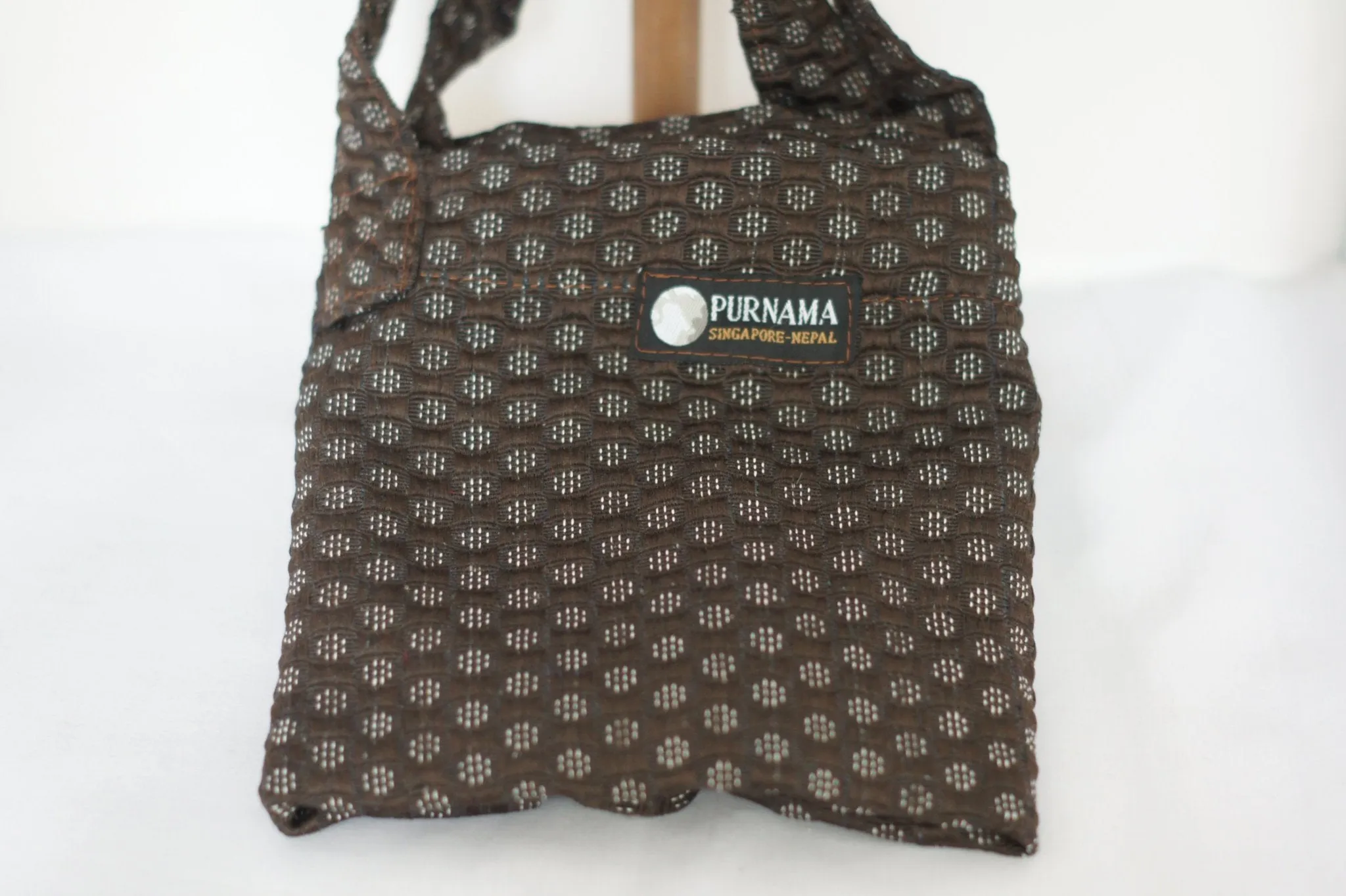 Cotton Simple Bag - Brown
