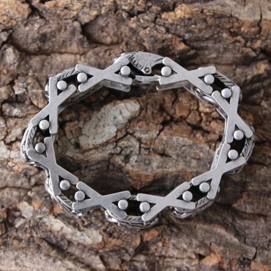 Crusader's Bracelet - Scrollwork - B108