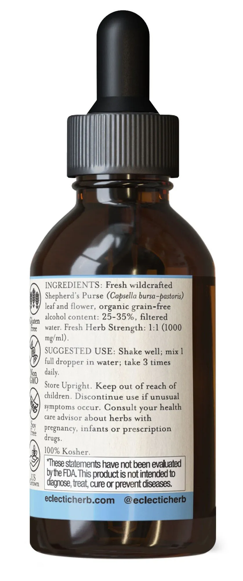 Eclectic Herb Shepard's Purse Extract 2 oz Liquid