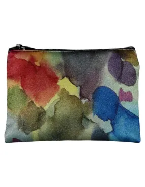 Hand-Painted Silk Change Purse - Watermark