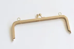 Light Gold Purse Frame With Screws 20cm x 7cm