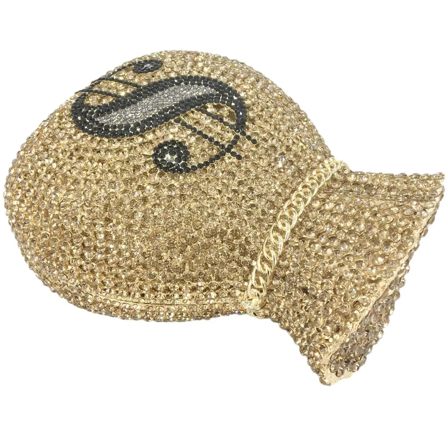 Luxury Bling Crystal Diamond Money 💰 Sign Dollar Clutch Purse