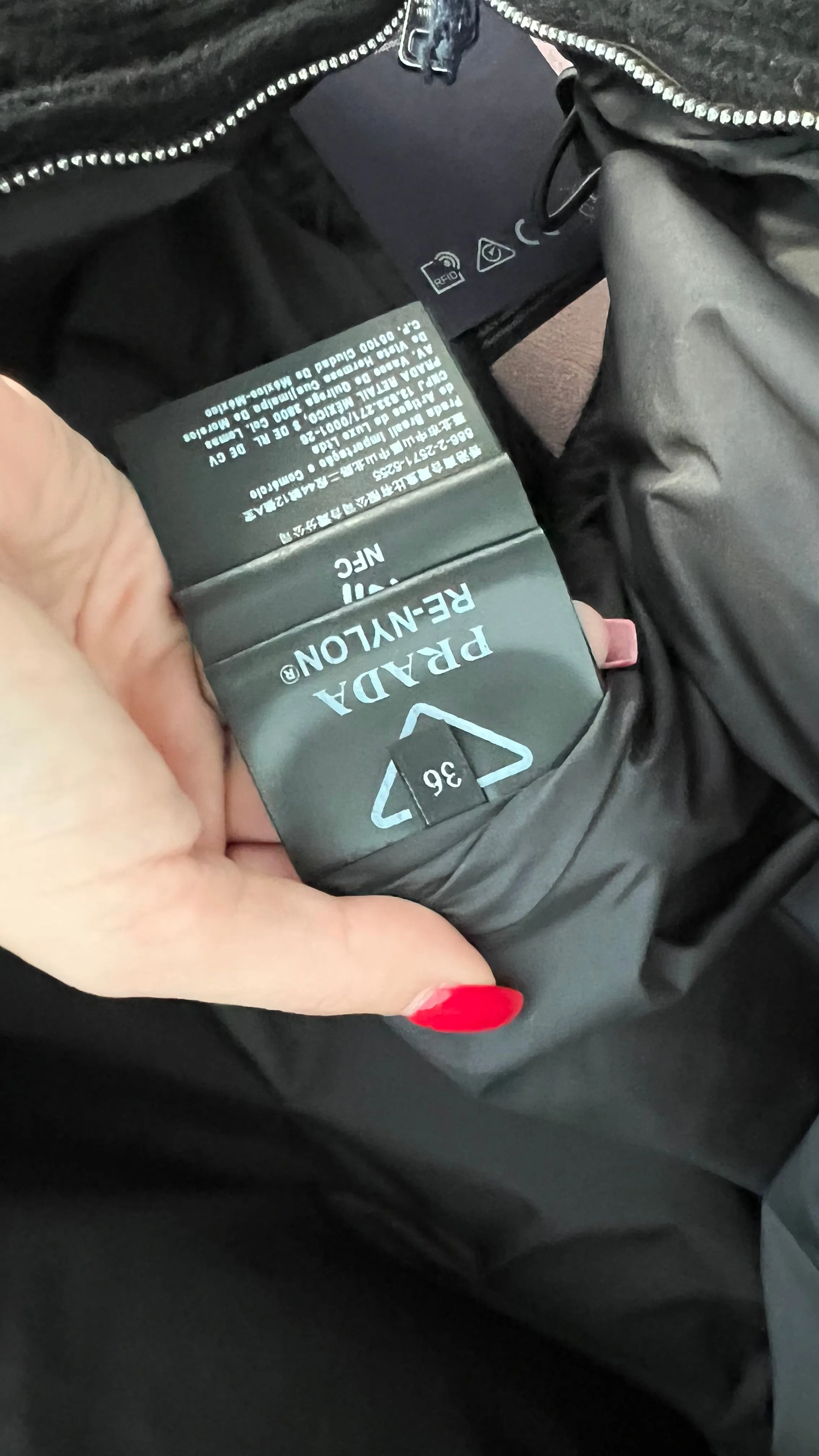 Prada Boxy Wool & Cashmere Knit Puffer Jacket
