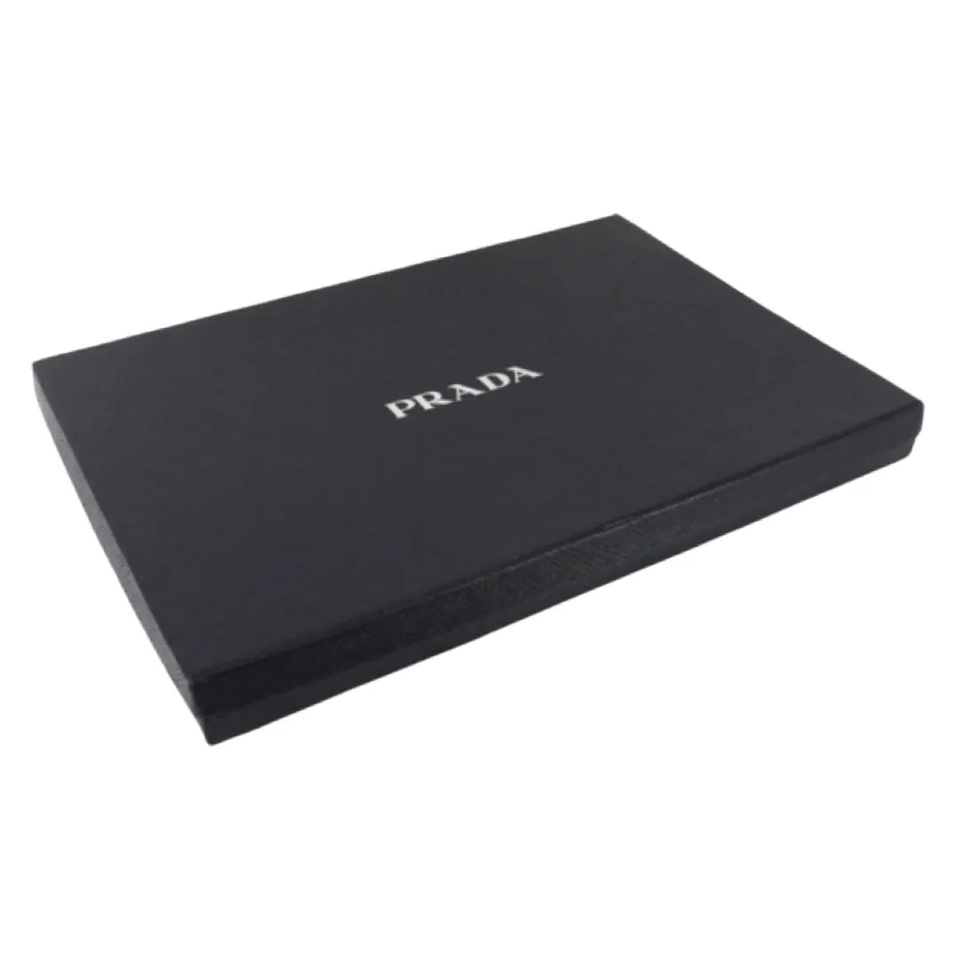 PRADA Red Saffiano Leather Pouch
