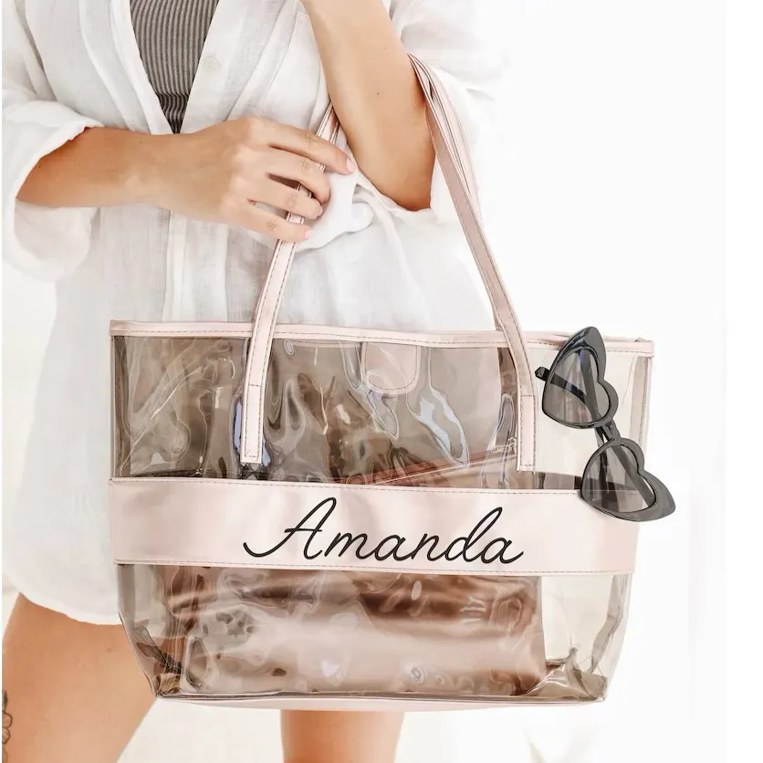 PVC Beach Tote Set