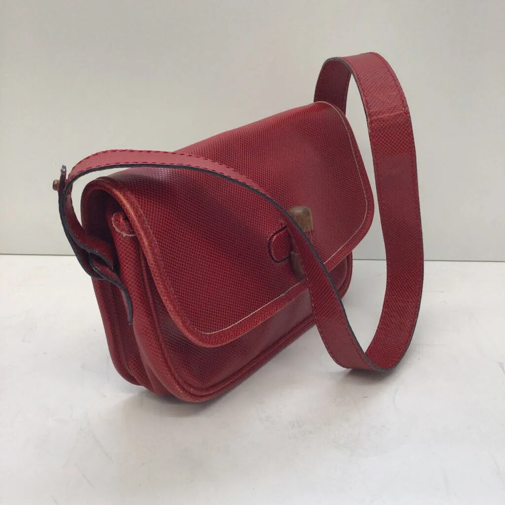 Red Leather Bottega Veneta Handbag