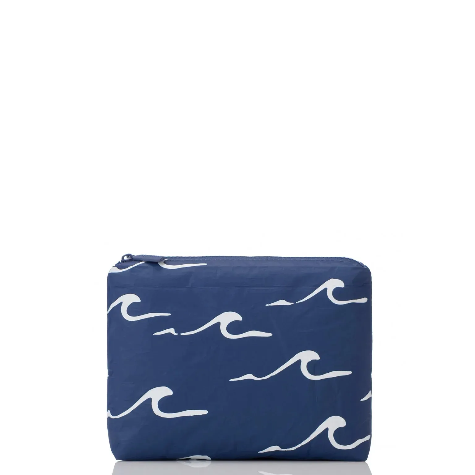 Seaside Small Pouch / White & Navy