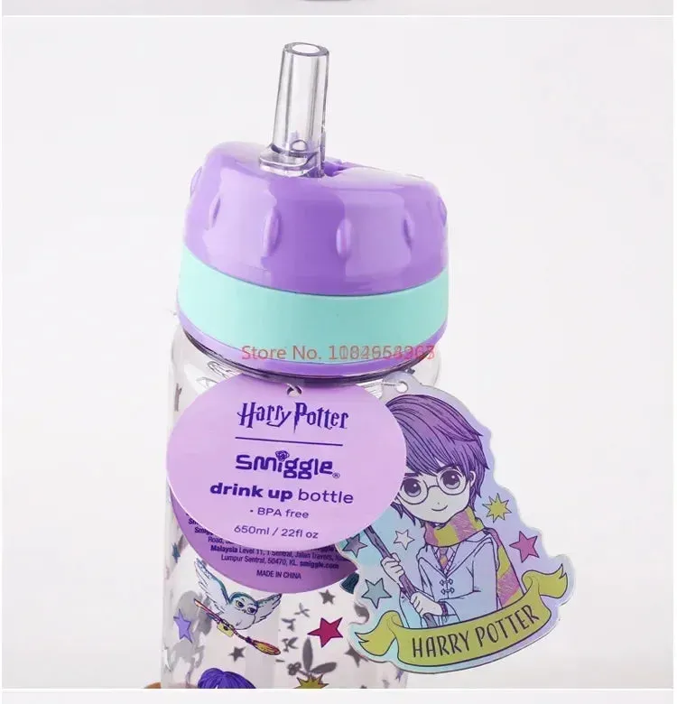 Smiggle Purple Harry Potter Anime Backpack & Accessories
