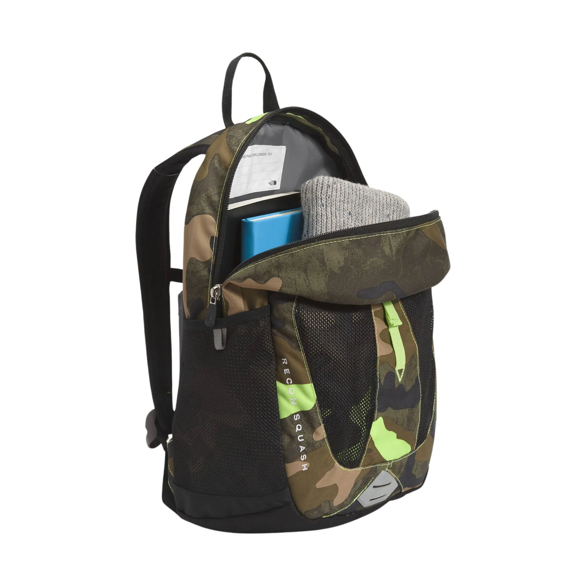 The North Face Mini Recon Squash Backpack - Sharp Green TNF Camo Print/Sharp Green