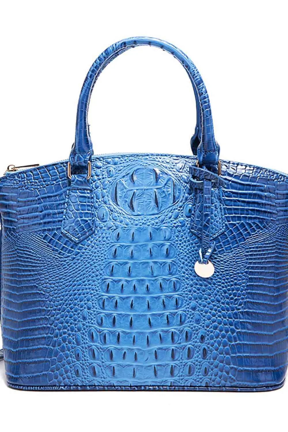 Vegan Leather Croc Embossed Handbag