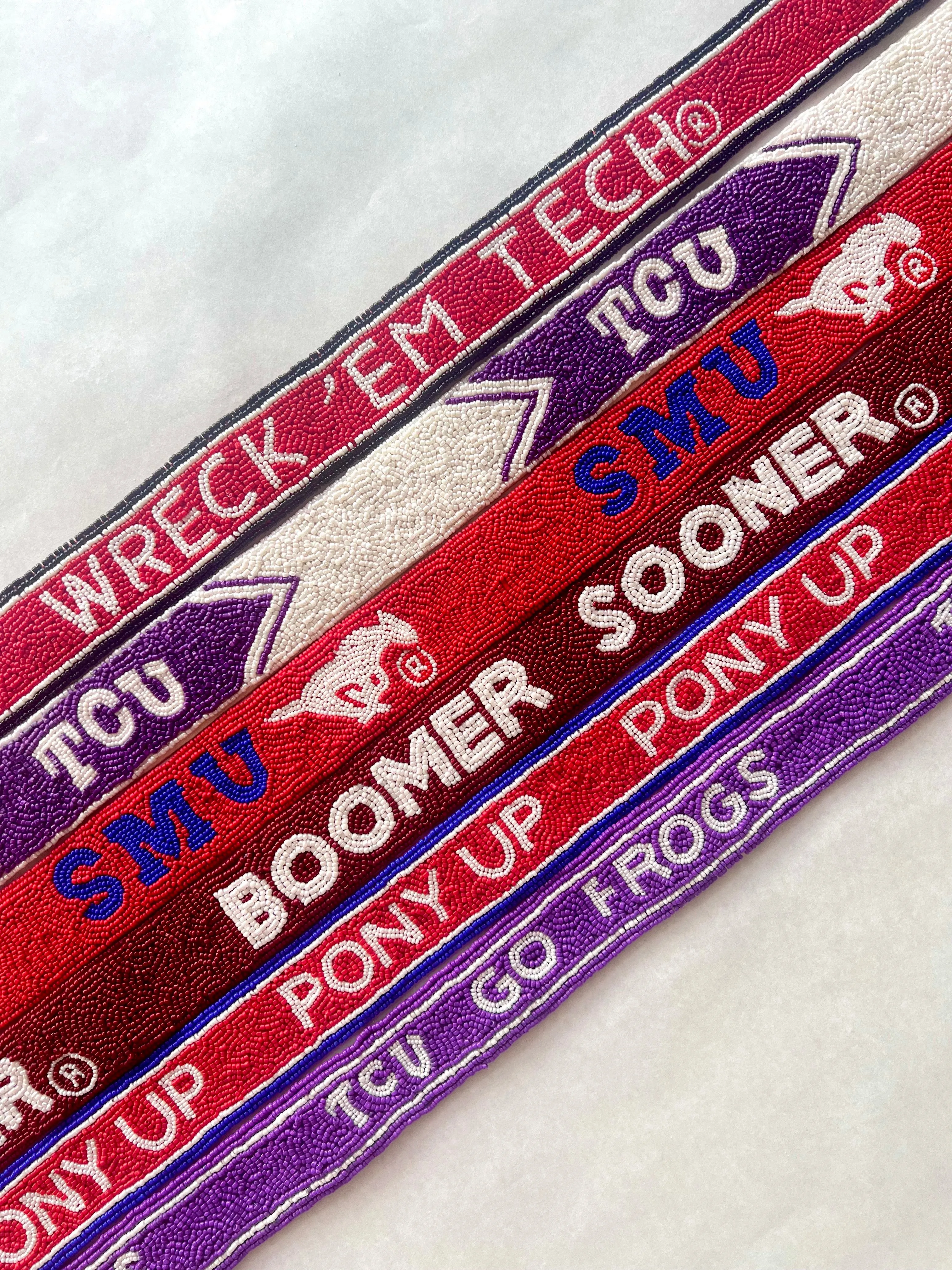 Wreck 'Em Beaded Bag Strap