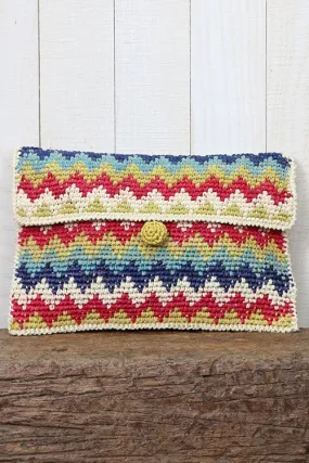 Zig Zag Clutch Bag